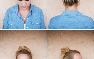 Cute Easy Messy Buns For Long Medium Hair0013