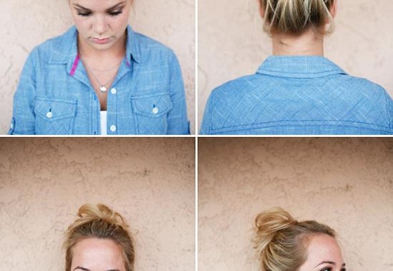 Cute Easy Messy Buns For Long Medium Hair0013