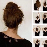 Cute Easy Messy Buns For Long Medium Hair007