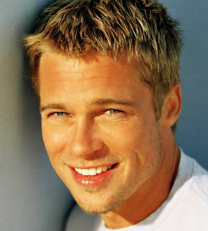 Brad Pitt Short Haircut and Hairstyle 2024 Pictures