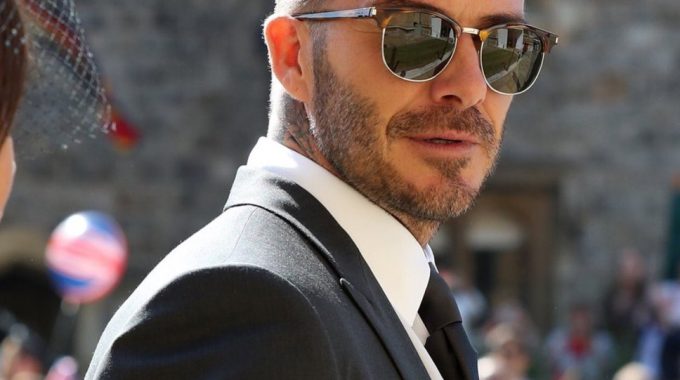 David Beckham New Hairstyle 2018 Side Pose