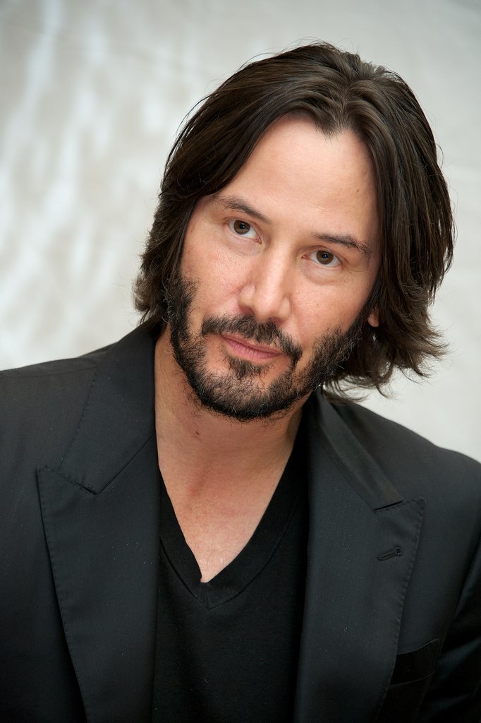 Keanu Reeves New Haircut 2024 with Beard