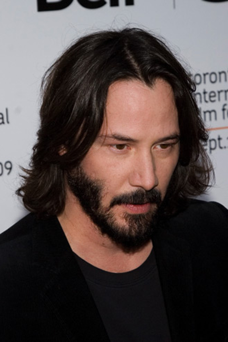 Keanu Reeves New Haircut 2024 with Beard