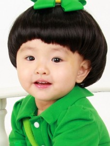 Mushroom Haircut For Baby Girl / Baby Boy