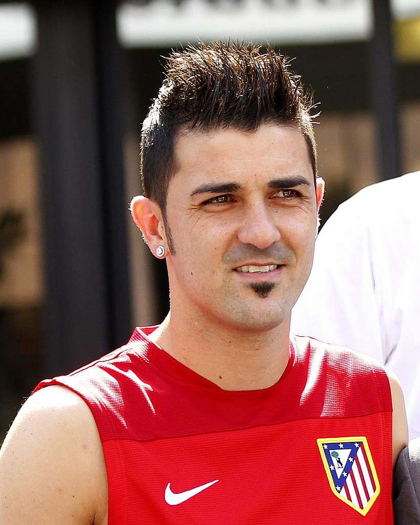 david villa hairstyle 2019