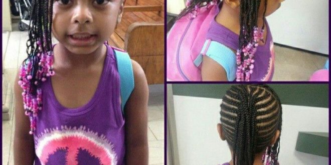 Toddler Braided Hairstyles With Beads For Black Kids