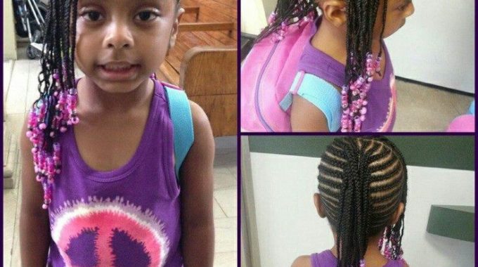 Toddler Braided Hairstyles With Beads For Black Kids